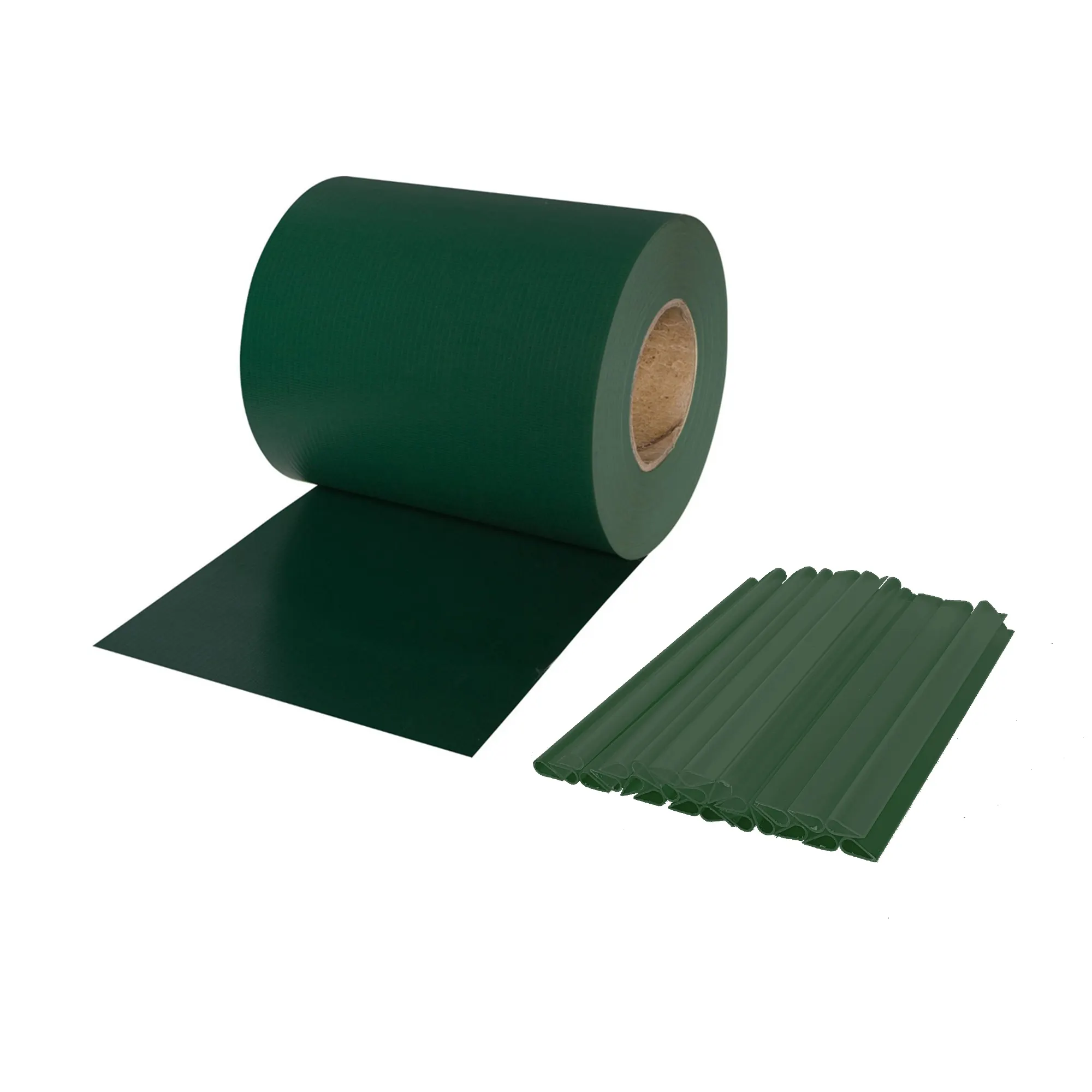 Rullo di strisce di protezione in PVC con aspetto di arenaria e elementi di fissaggio