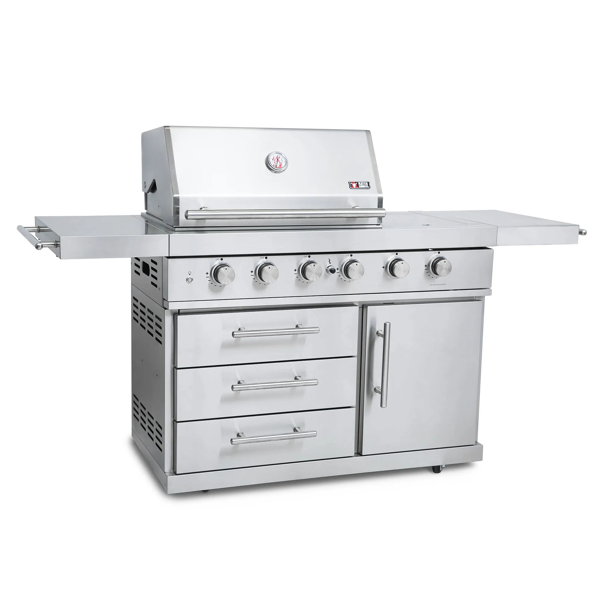 ZUNDA Gasgrill MGG-442 Premium mit Backburner