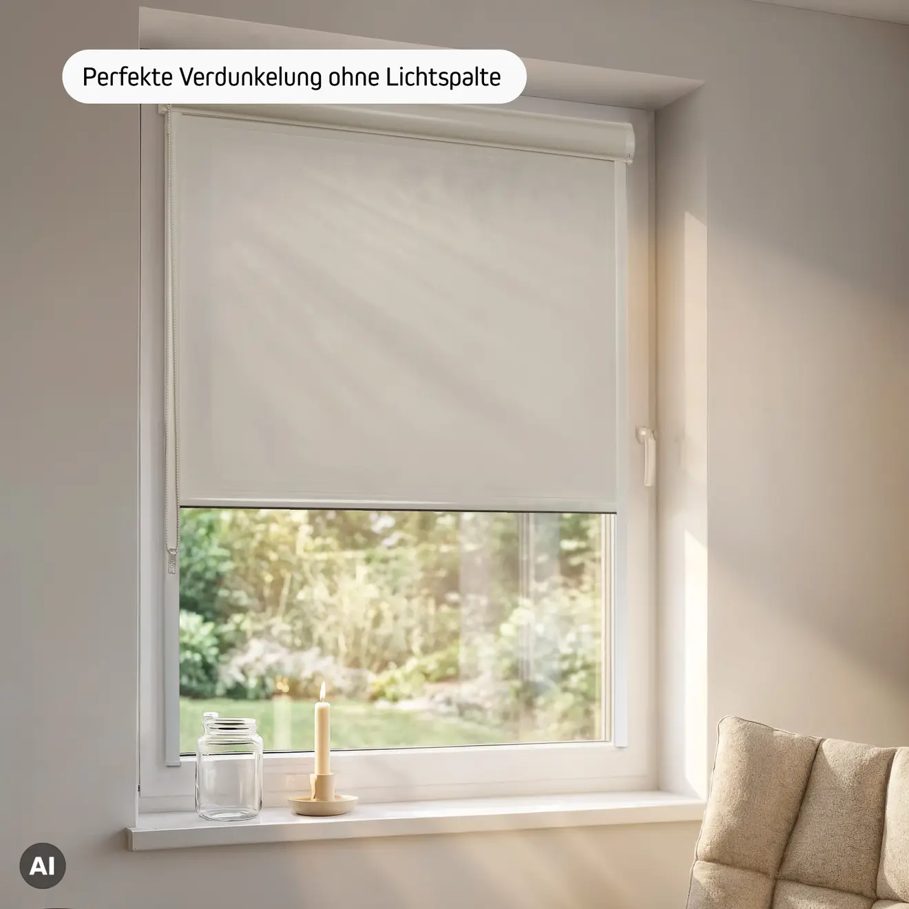 Verdunkelungsrollo nach Maß