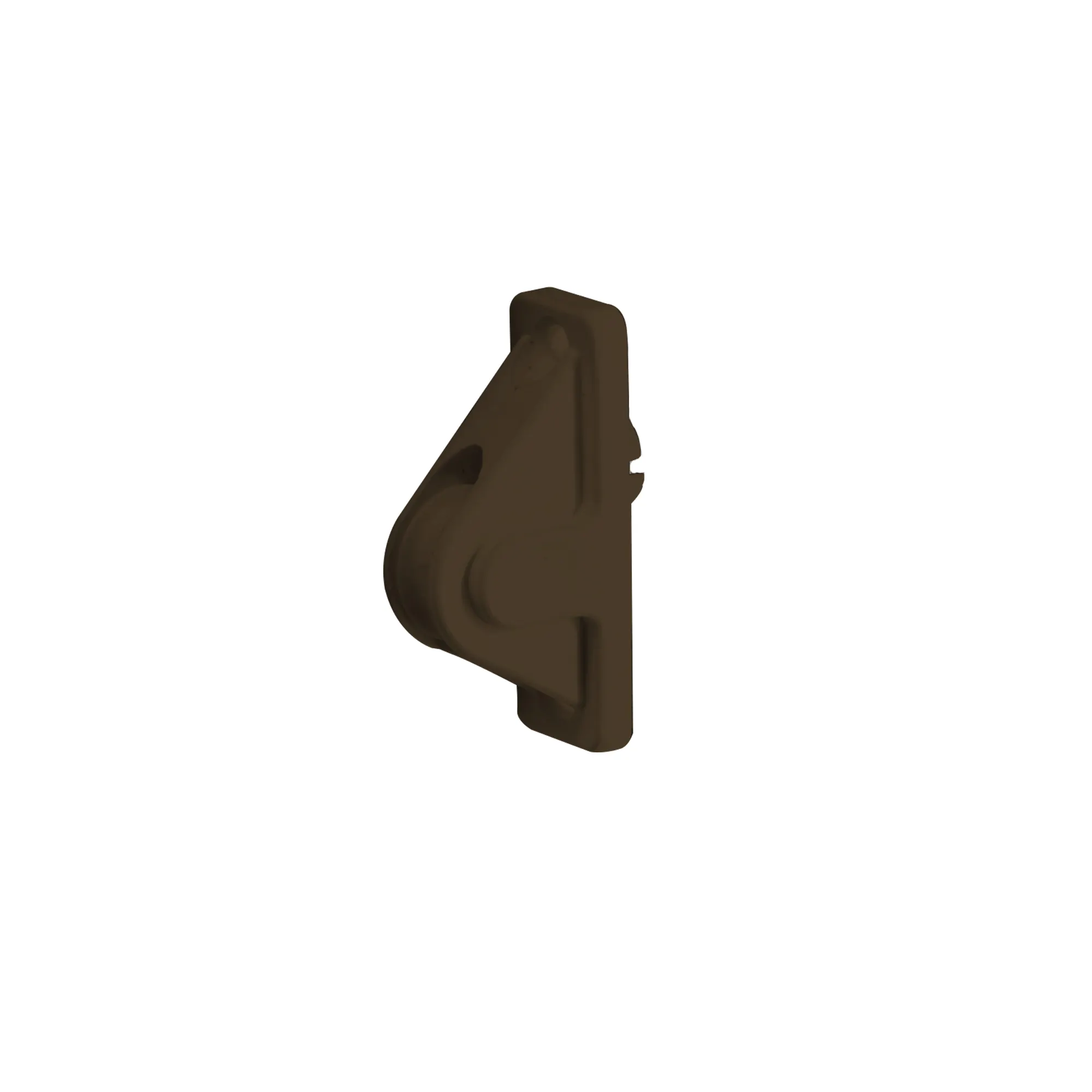 Guida per corda per corda fino a 5 mm, montabile, con fessura di guida e piastra di fissaggio