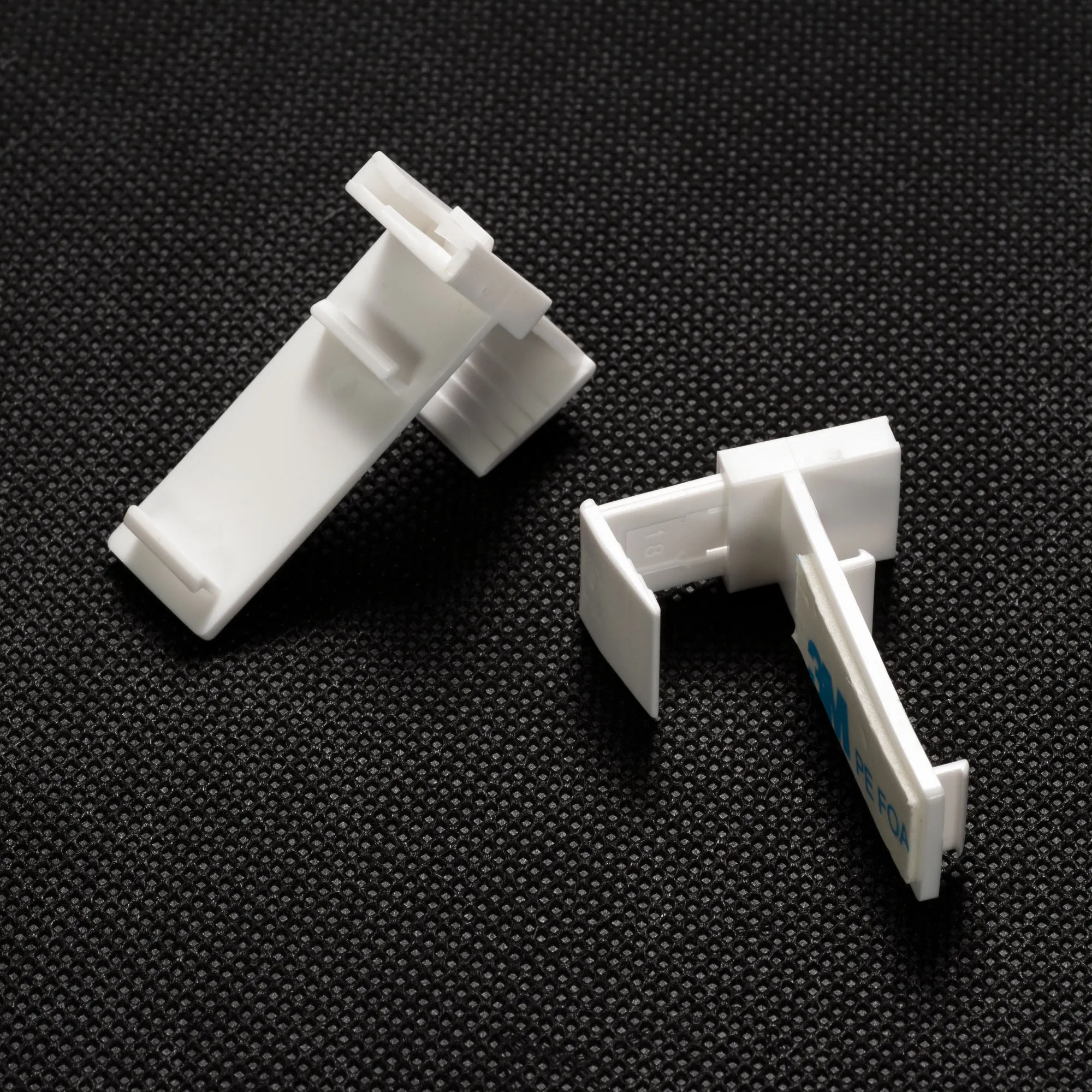 Supporto a morsetto per tende oscuranti, adatto per ante di finestra, set da 2