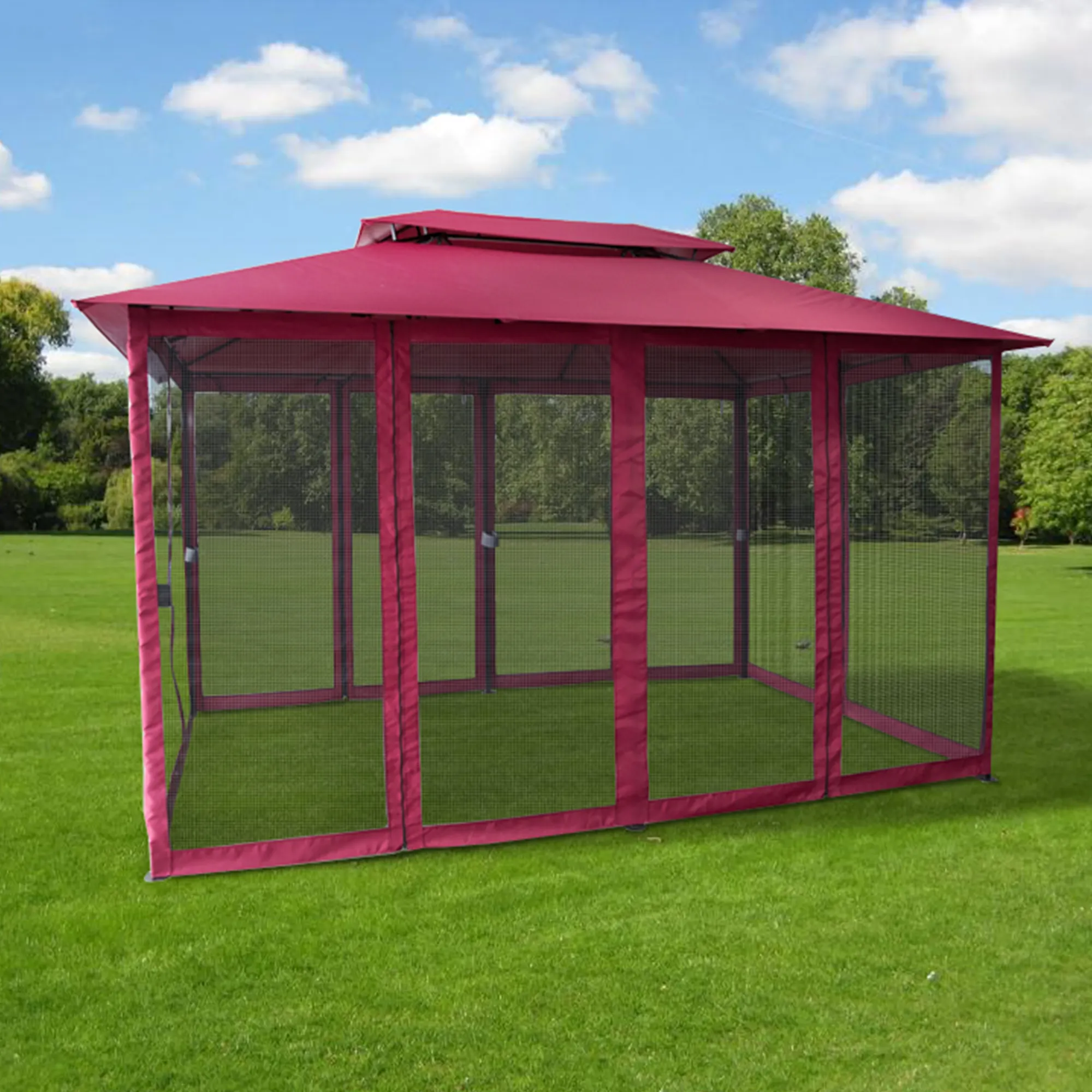 Moskitonetz-Wand für Comfort Gartenpavillon (Typ nach Wahl)