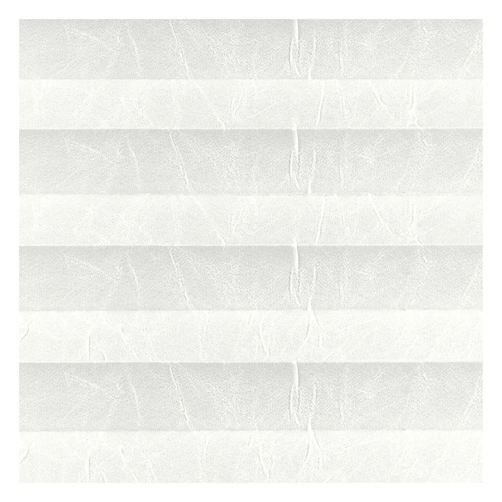 Échantillon tissu pour store plissé sur mesure | 10202 blanc / translucide / Cara Crush B1