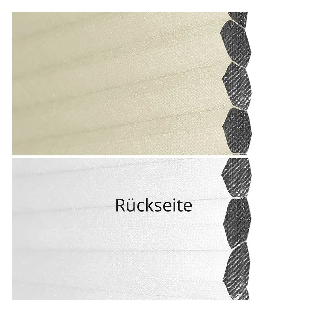Stoffmuster für Plissee nach Maß | 70102 beige / vollverdunkelnd / Sistra Black Out B1