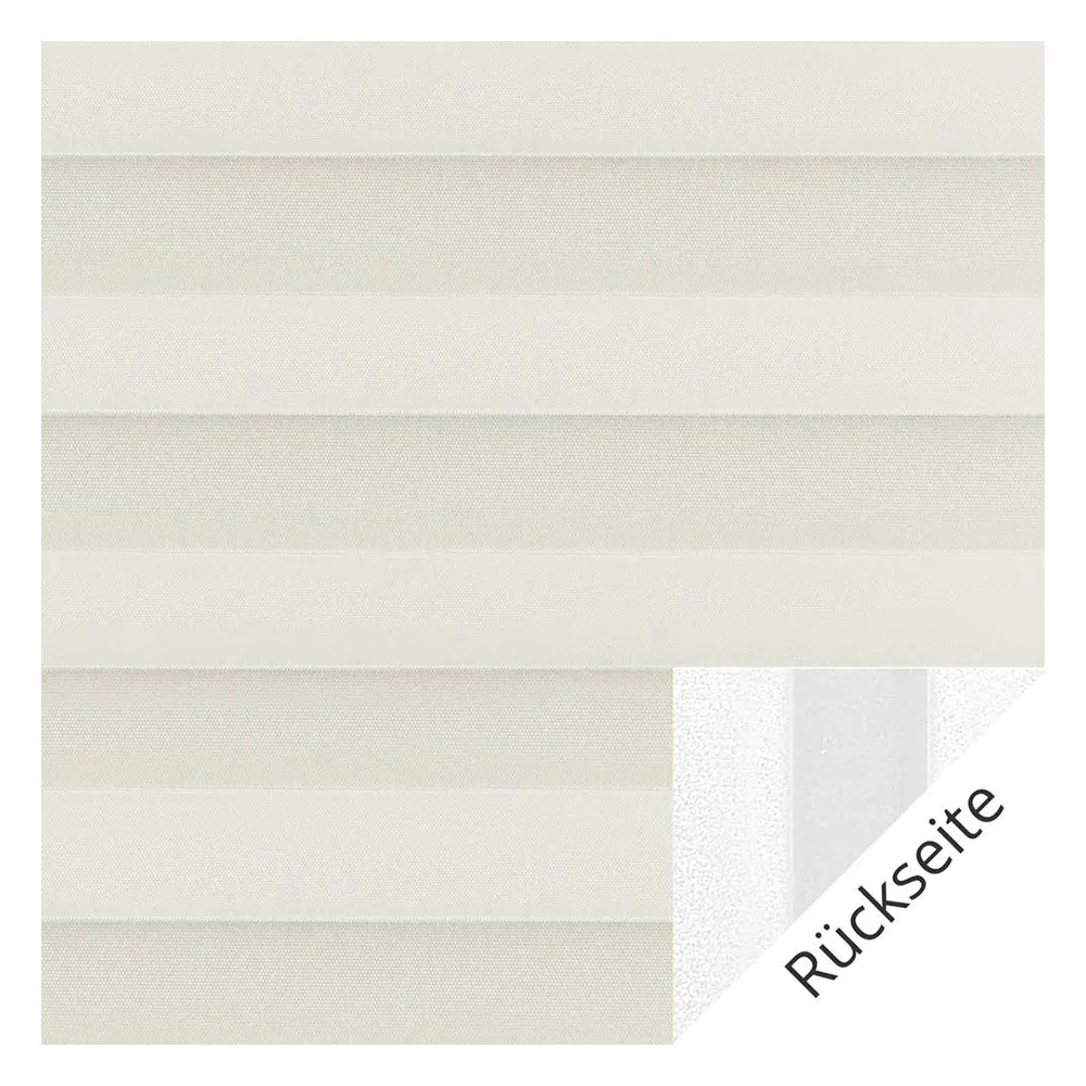 Muestra de tejido para cortina plisada a medida | 20112 gris / oscuridad total / Dim Out Perlmutt B1