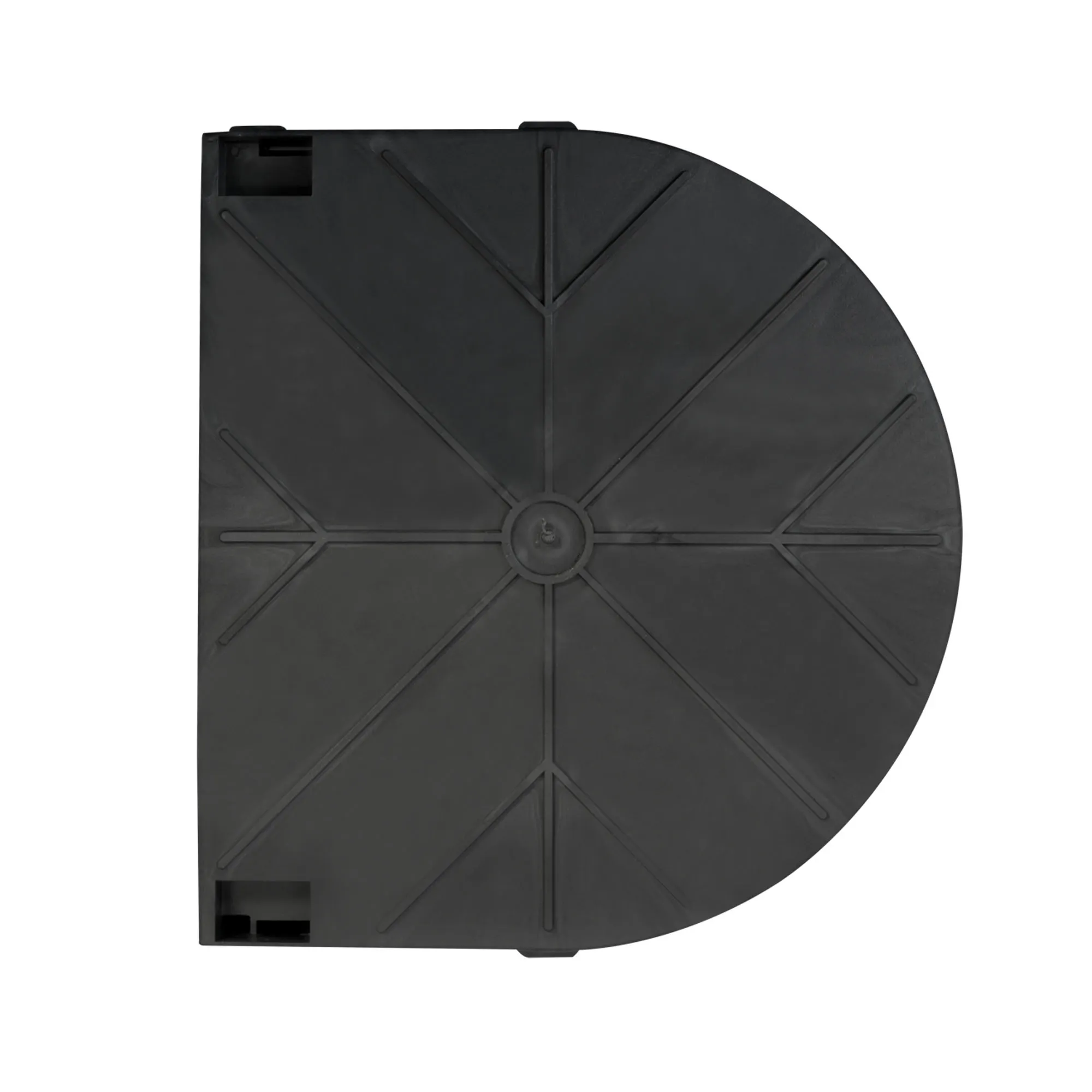 Boîtier mural pour enrouleur de sangle à encastrer | MK160 / Plastique / LA: 160 mm / noir