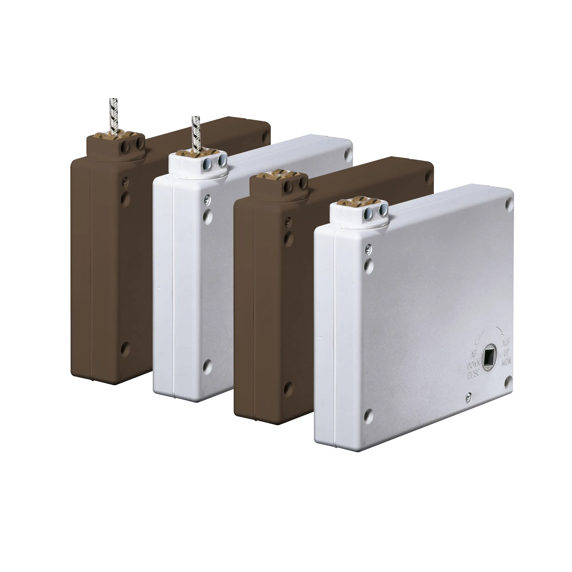 Natynkowy zwijacz sznurka z przekładnią  korbową (Rodzaj do wyboru)