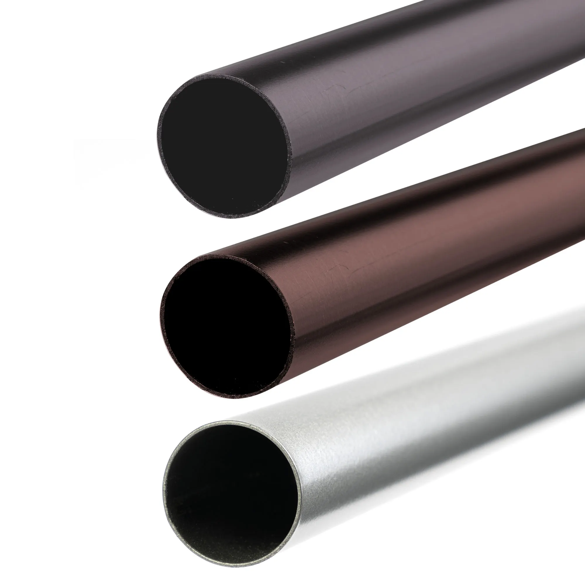 Disegno di un'asta per tende con indicazioni di lunghezza e diametro