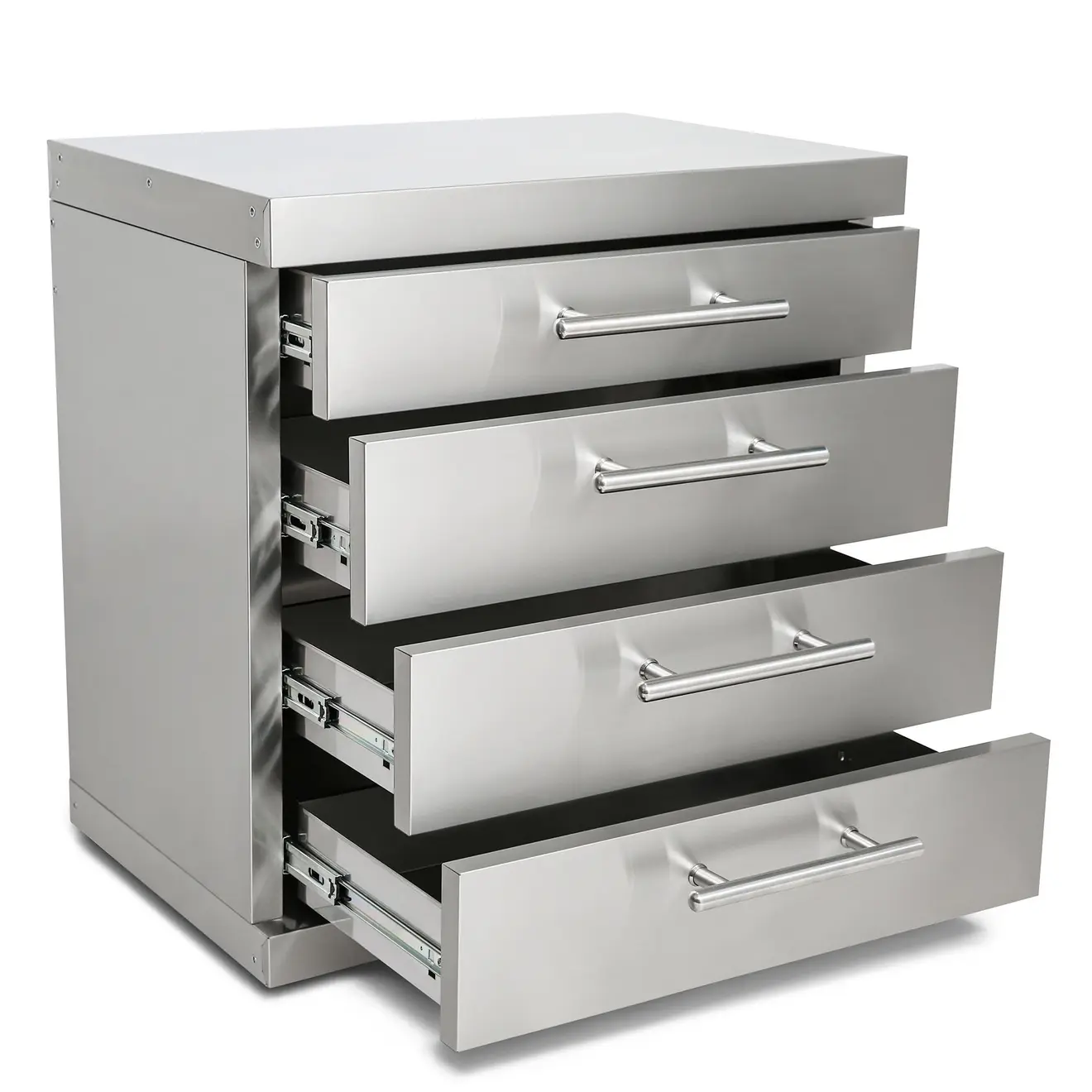 Mayer Barbecue Edelstahl Erweiterungsmodul mit 4 Schubläden