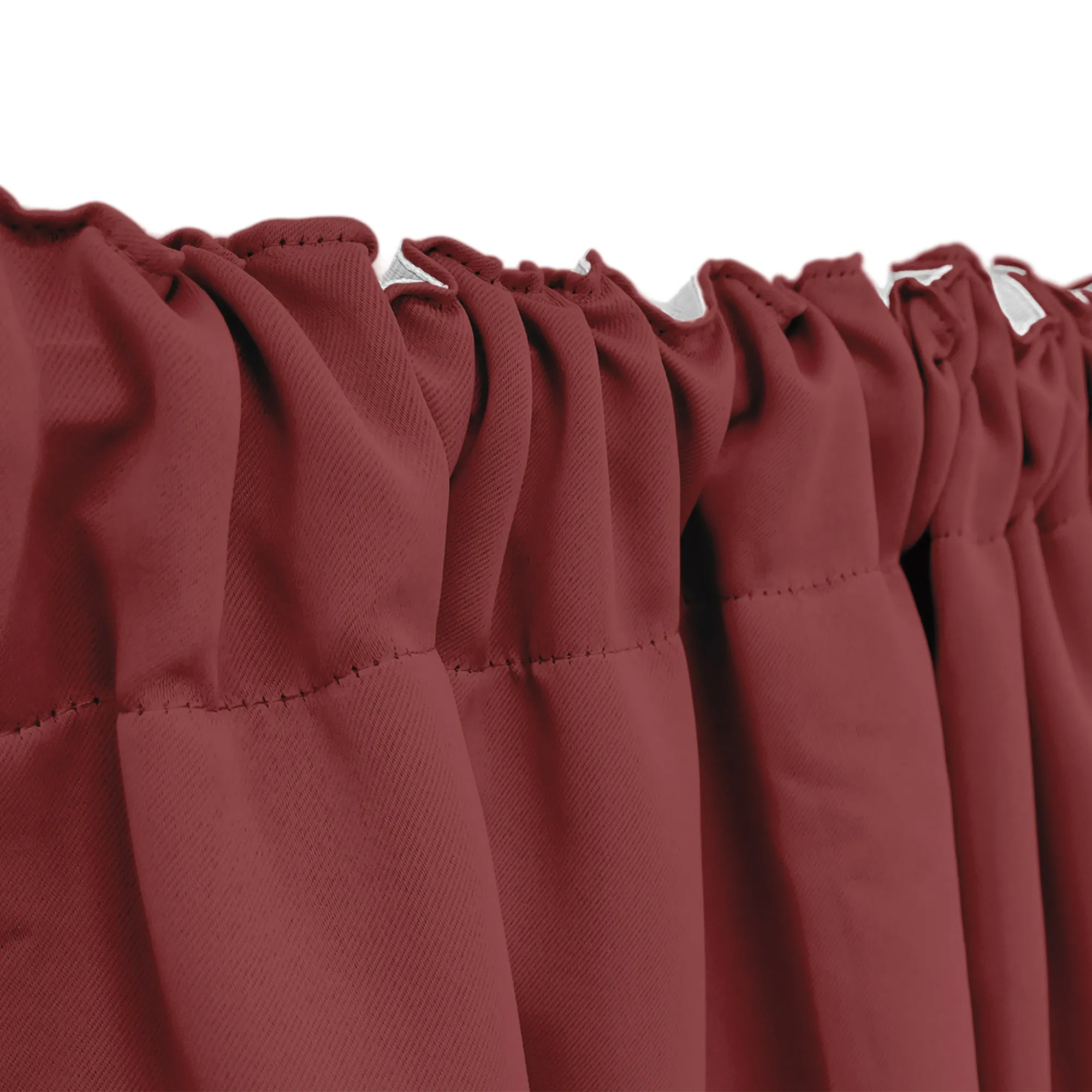 Tenda con arricciatura per coprire decorativamente la finestra