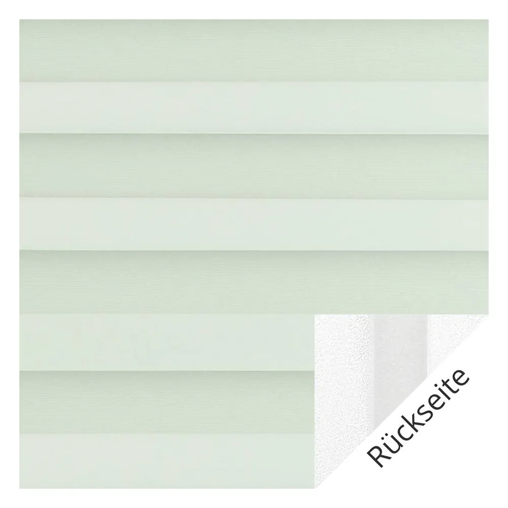 Échantillon tissu pour store plissé sur mesure | 20001 blanc / tamisant / Somnio Perlmutt Black Out