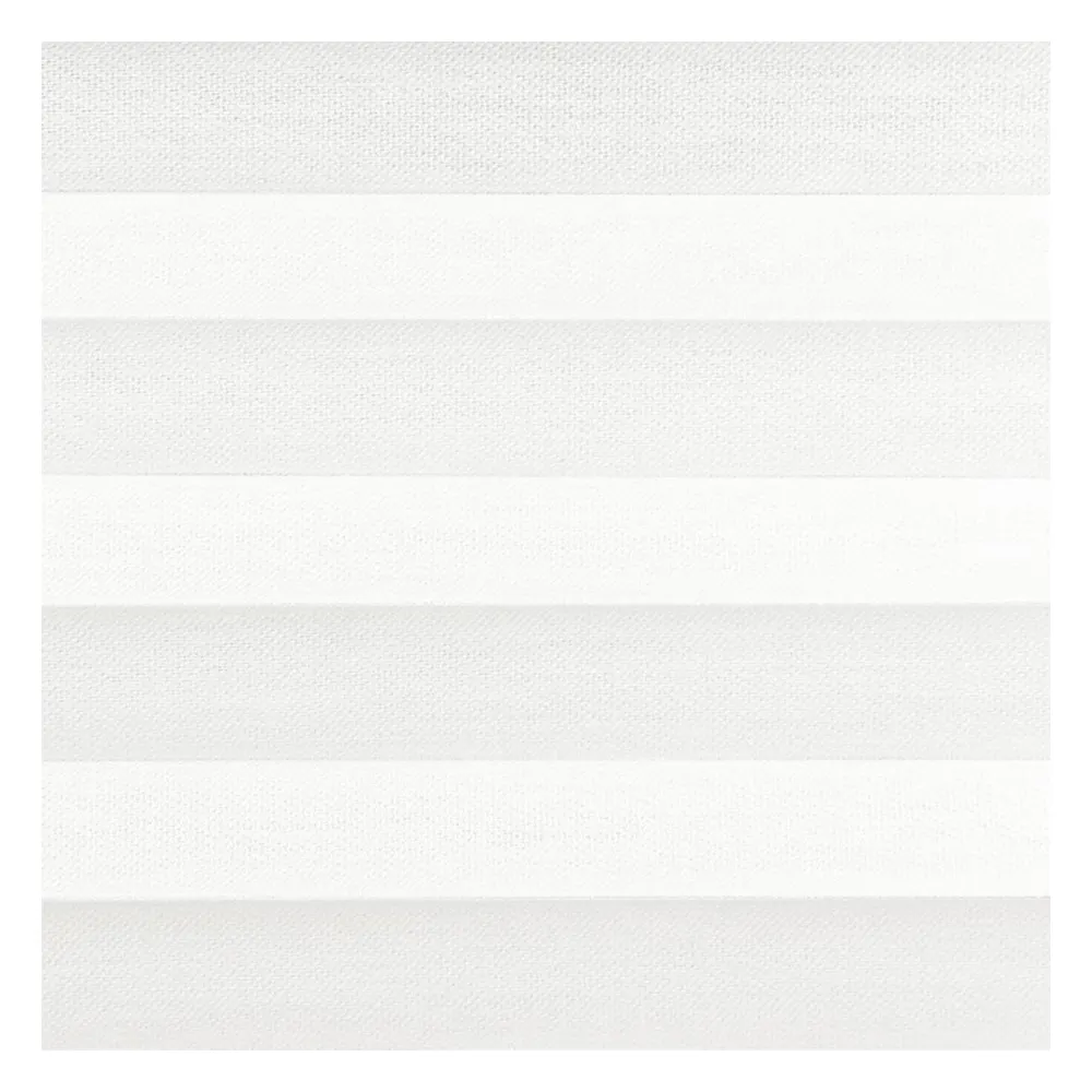 Échantillon tissu pour store plissé sur mesure | 10651 blanc / translucide / Selena
