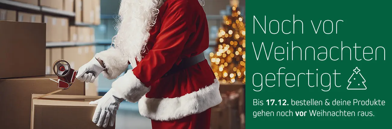 Bis 17.12 Produktion vor Weihnachten
