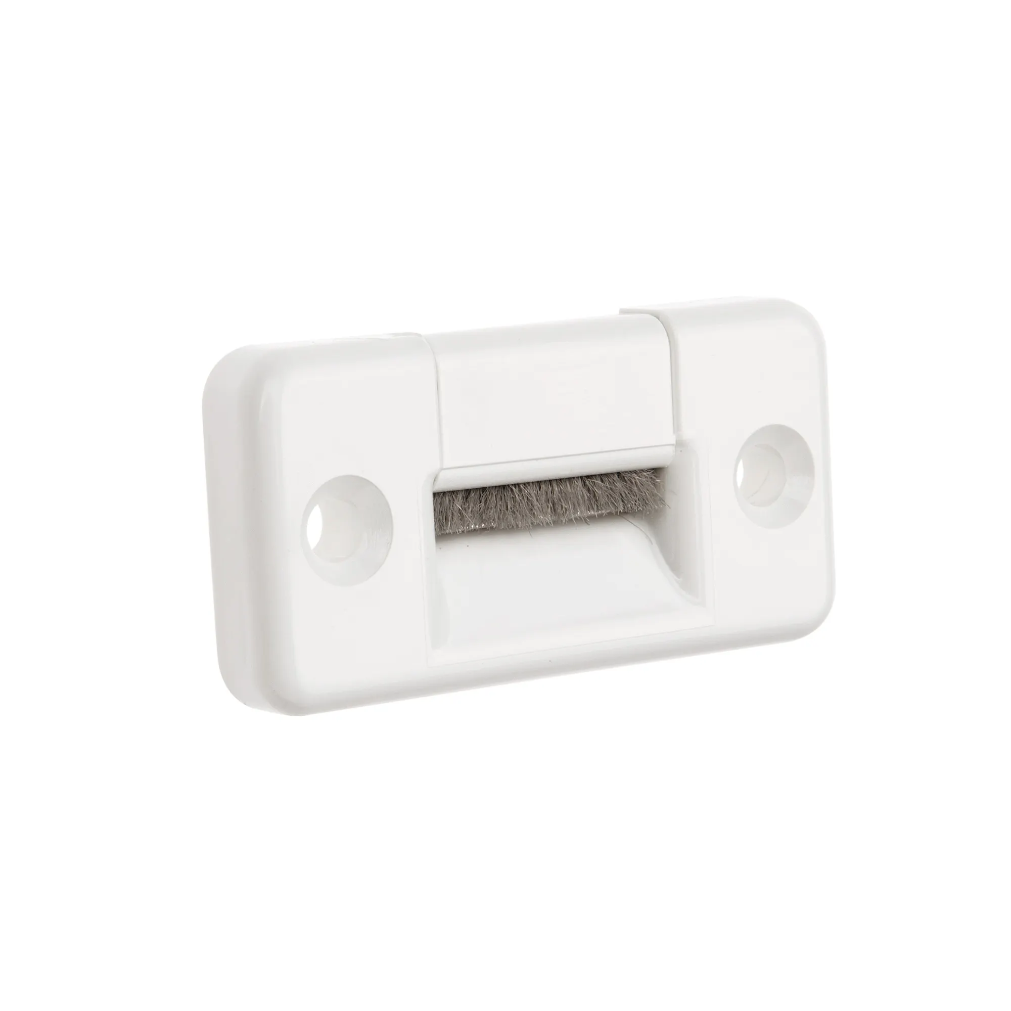 Guida cinturino in 2 pezzi con inserto in setole | bianco