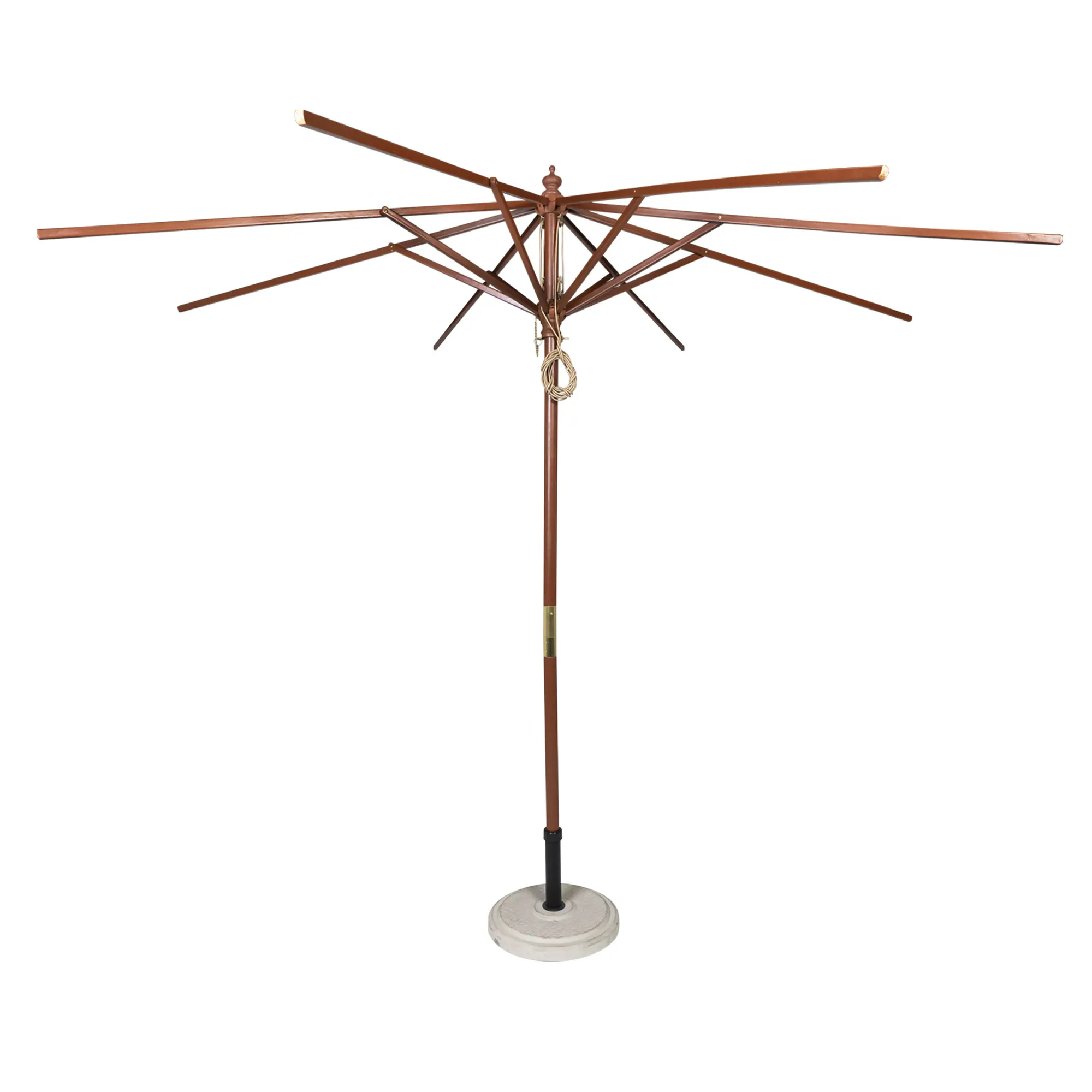 Structure de parasol pliable paramadera | 3 m, rond