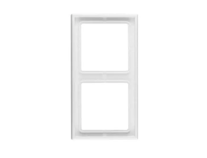 Zweifach-Rahmen für Schalter oder Steckdosen, rechteckige Form, LS 990 System