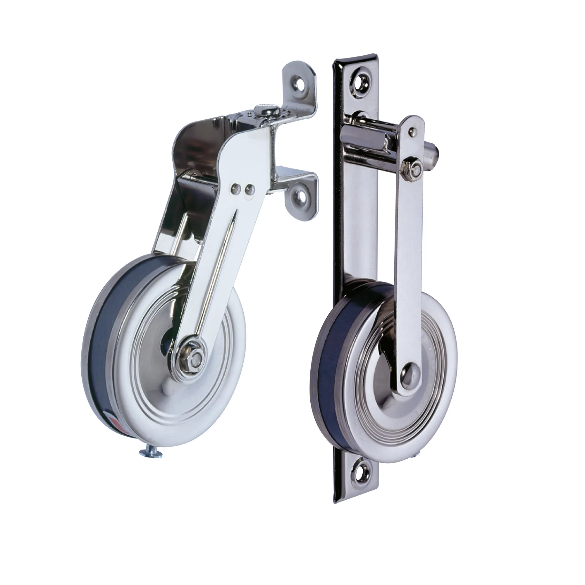 Enrouleur de sangle en saillie à vis avec finition brillante (Types au choix)