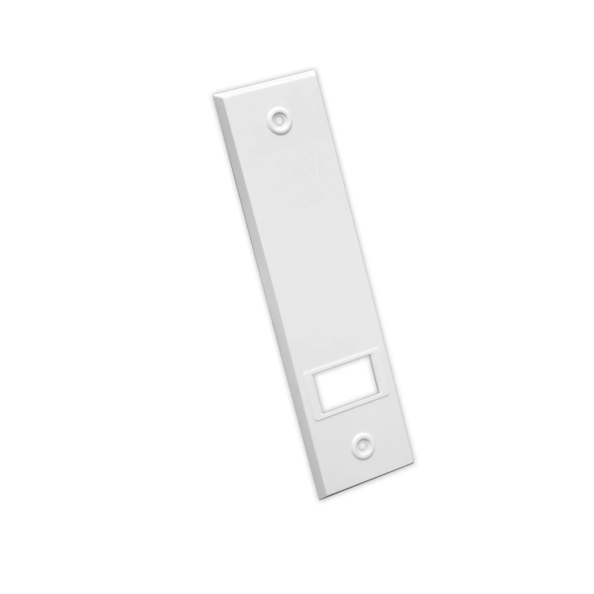 Abdeckplatte für Einlass- / Getriebe-Gurtwickler | Kunststoff / LA: 160 mm / weiß