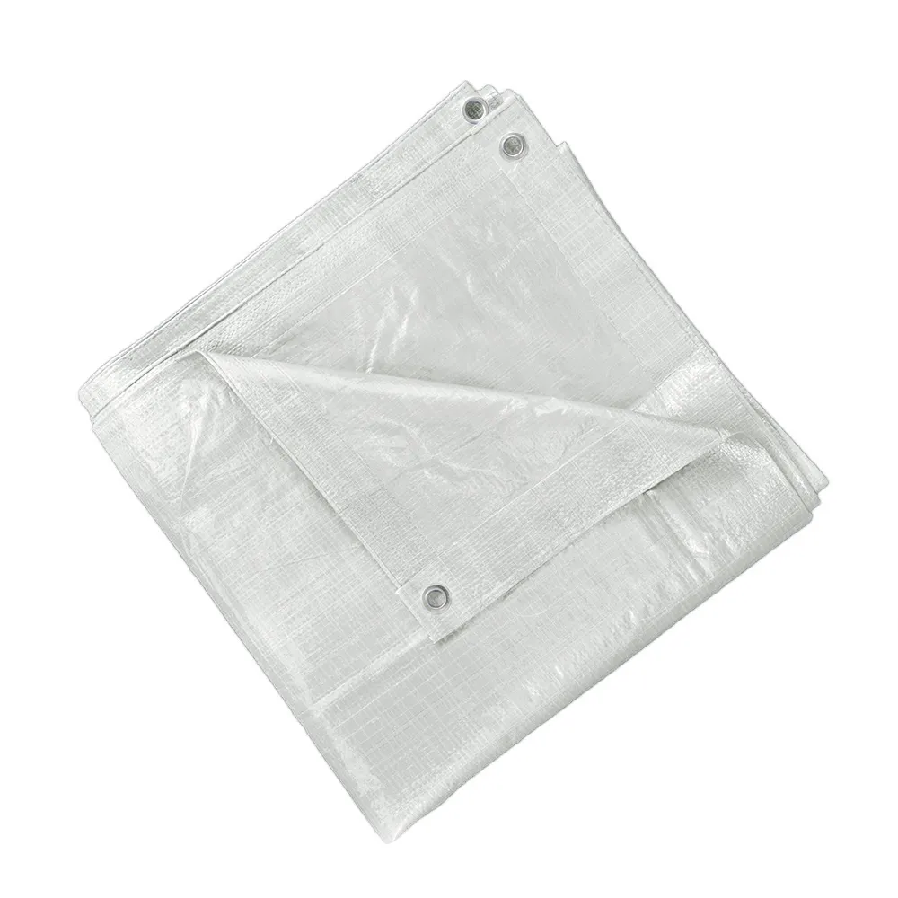 Abdeckplane / Gewebeplane - Polyethylen 140 g/m² | 3 x 6 m, weiß