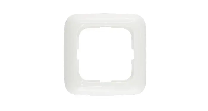 Einfacher quadratischer Rahmen für Schalter oder Steckdosen, Teil des Reflex SI Systems