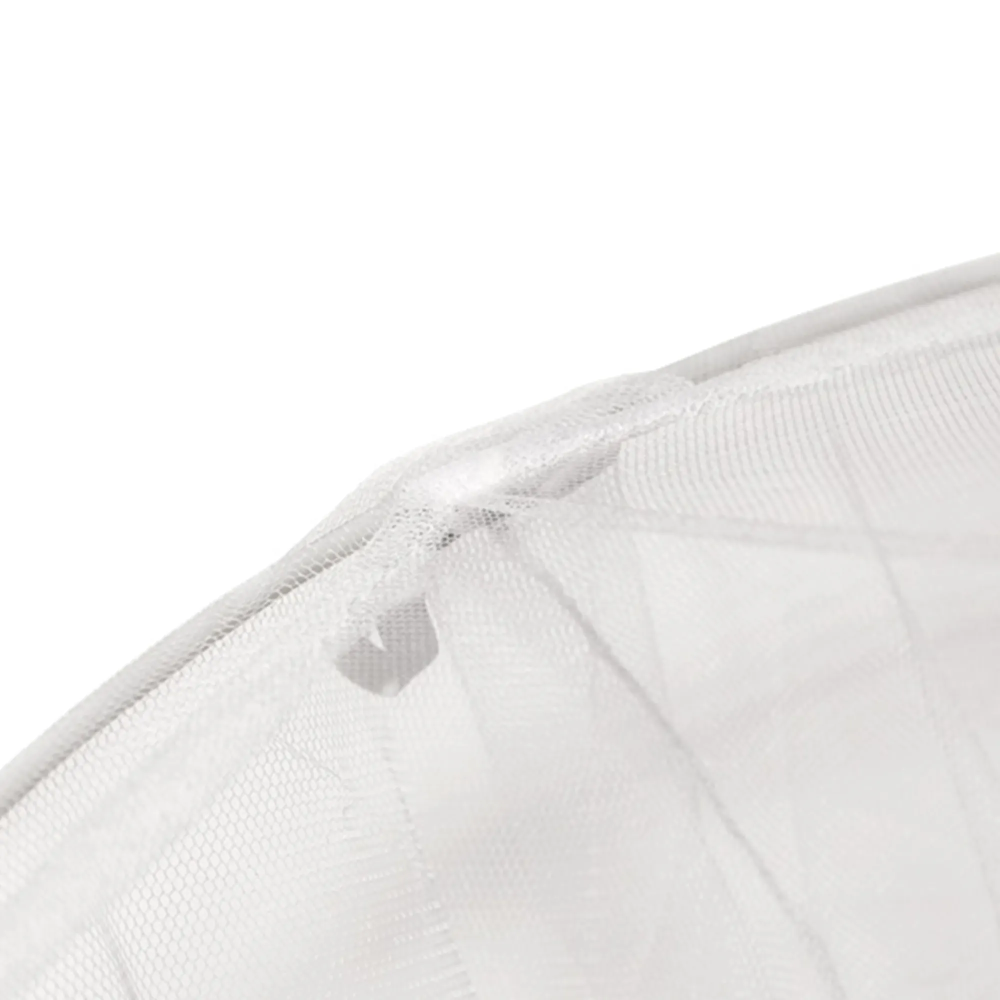 Tessuto a rete per cielo di letto per la protezione dagli insetti, vista dettagliata del materiale e della struttura