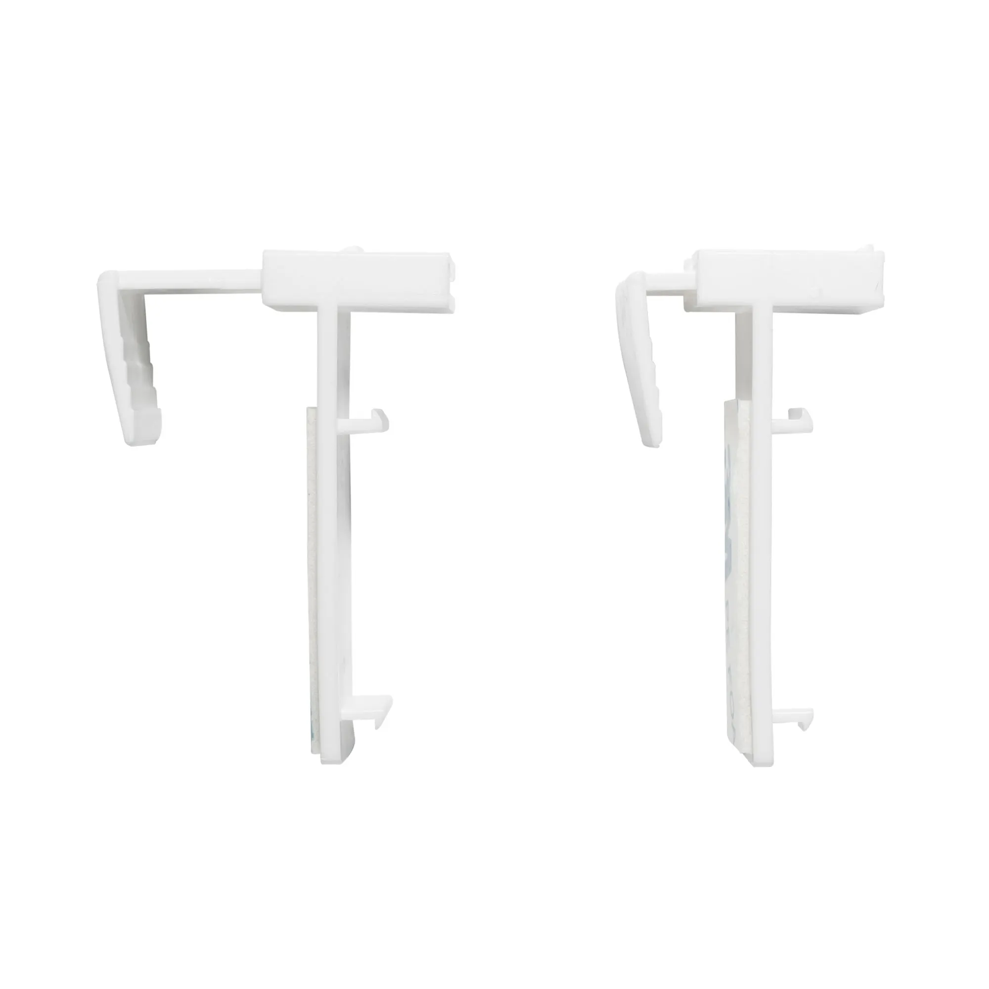 Supporto a morsetto per tende oscuranti, adatto per ante di finestra, set da 2