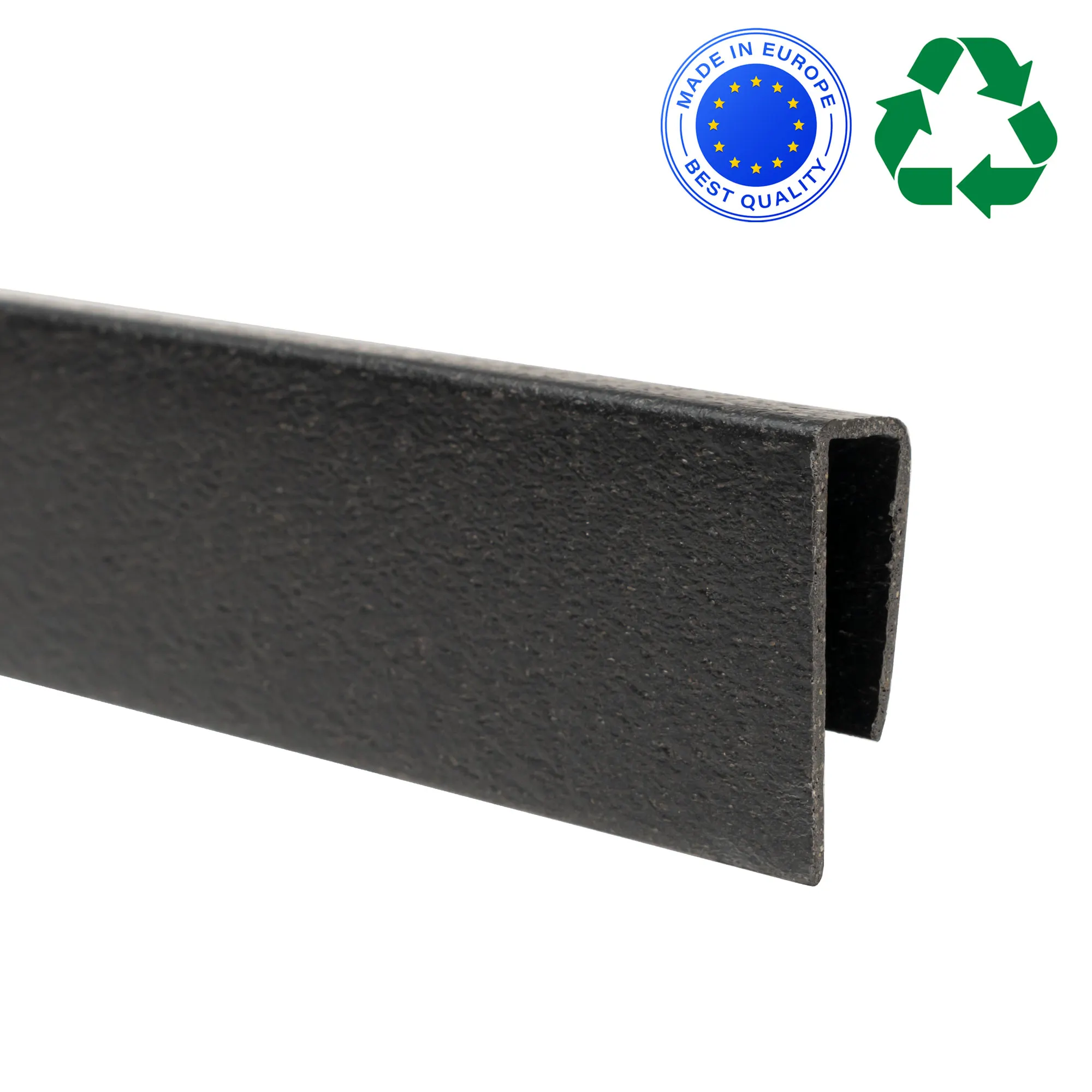 Profilo di copertura per tappeto di protezione, forma rettangolare, adatto per fissaggio e copertura