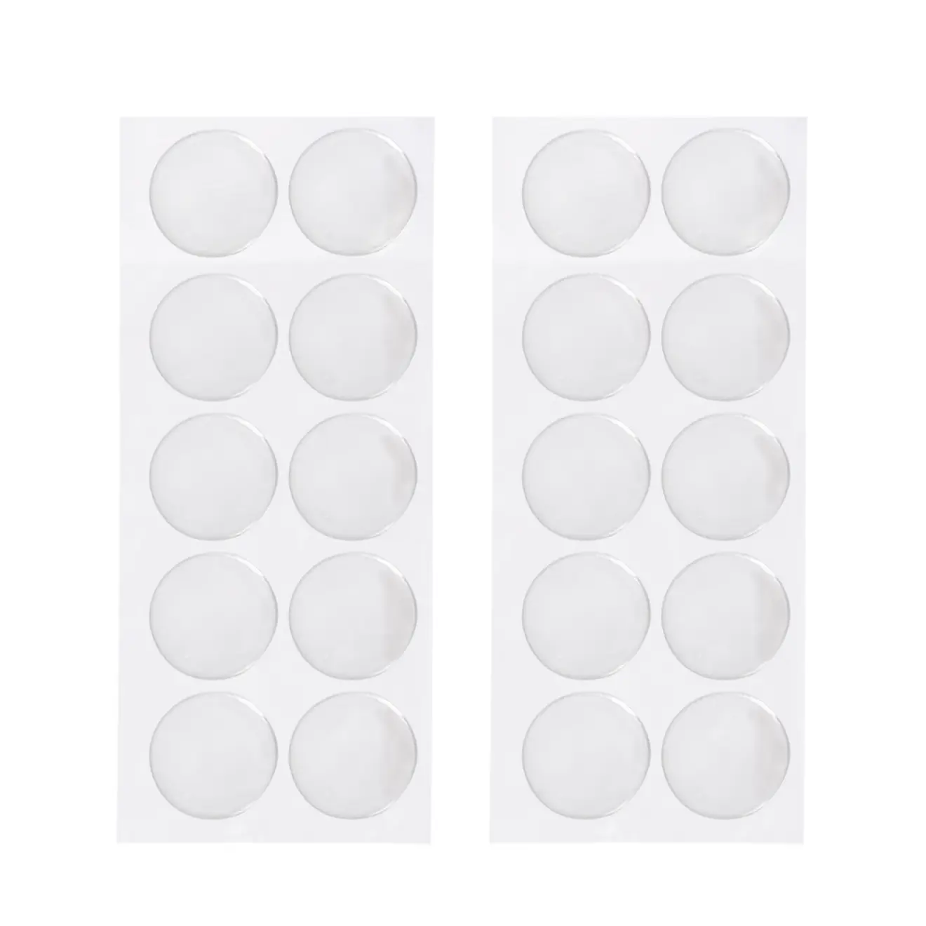 Gel-Klebepads | doppelseitig klebend, 20 Stück, transparent